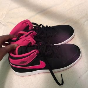 *AIR JORDANS* Black and Pink